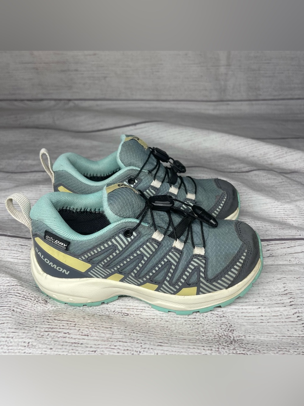 Salomon Kids Size 11 XA Pro V8 Waterproof Hiking Shoes